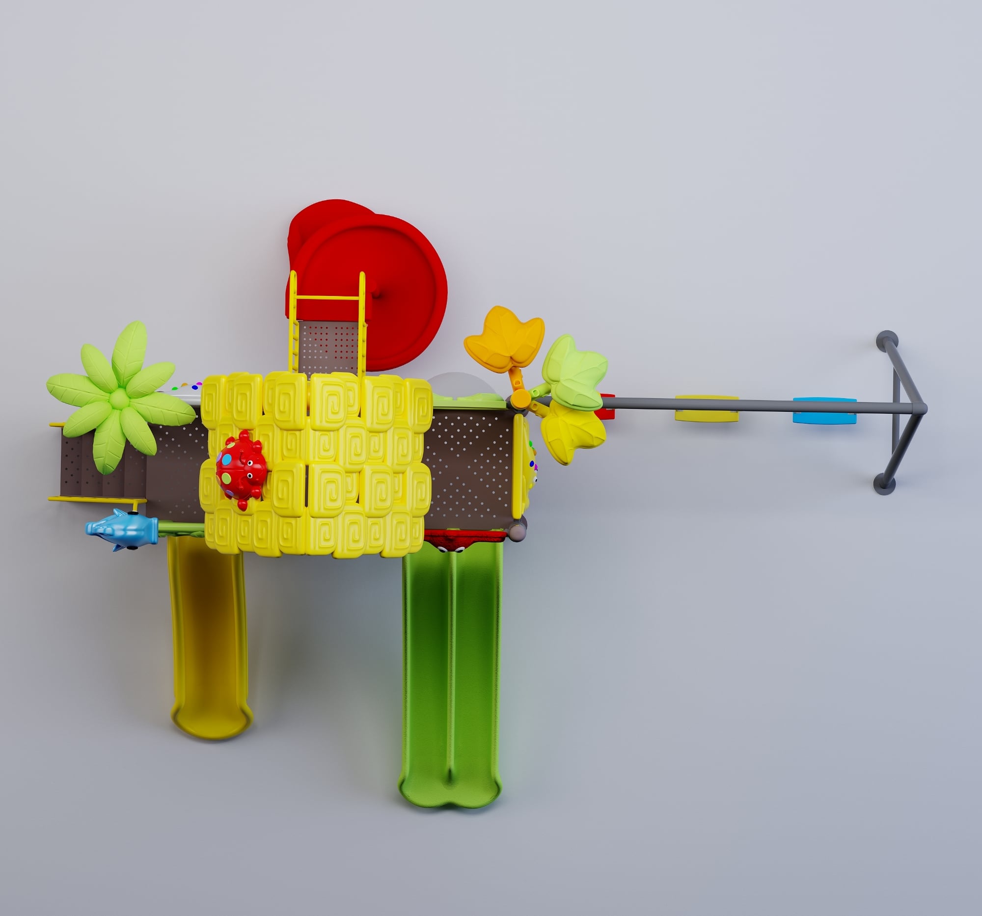 Picture of Playtime Toys Exclusive Outdoor Fun Villa-Playground-002 (S2T1SW3)