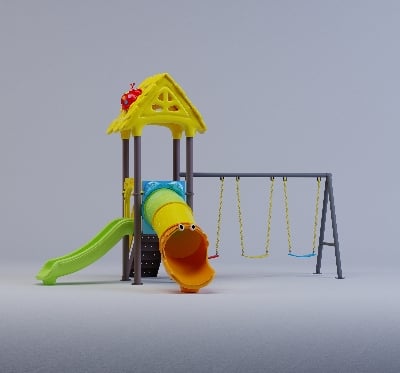 Picture of Playtime Toys Exclusive Outdoor Fun Villa-Playground-005 (S2T1SW3)
