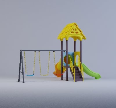 Picture of Playtime Toys Exclusive Outdoor Fun Villa-Playground-005 (S2T1SW3)