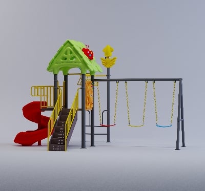 Picture of Playtime Toys Exclusive Outdoor Fun Villa-Playground-004 (S1T1SW3)