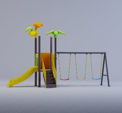 Picture of Playtime Toys Exclusive Outdoor Playground Multi Play Station-002 (S1SW-3)