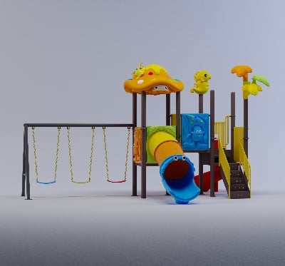 Picture of Playtime Toys Exclusive Outdoor Happy Ocean Playground-001 (S2T1SW3)
