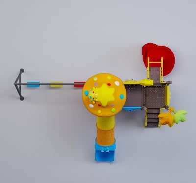 Picture of Playtime Toys Exclusive Outdoor Happy Ocean Playground-001 (S2T1SW3)