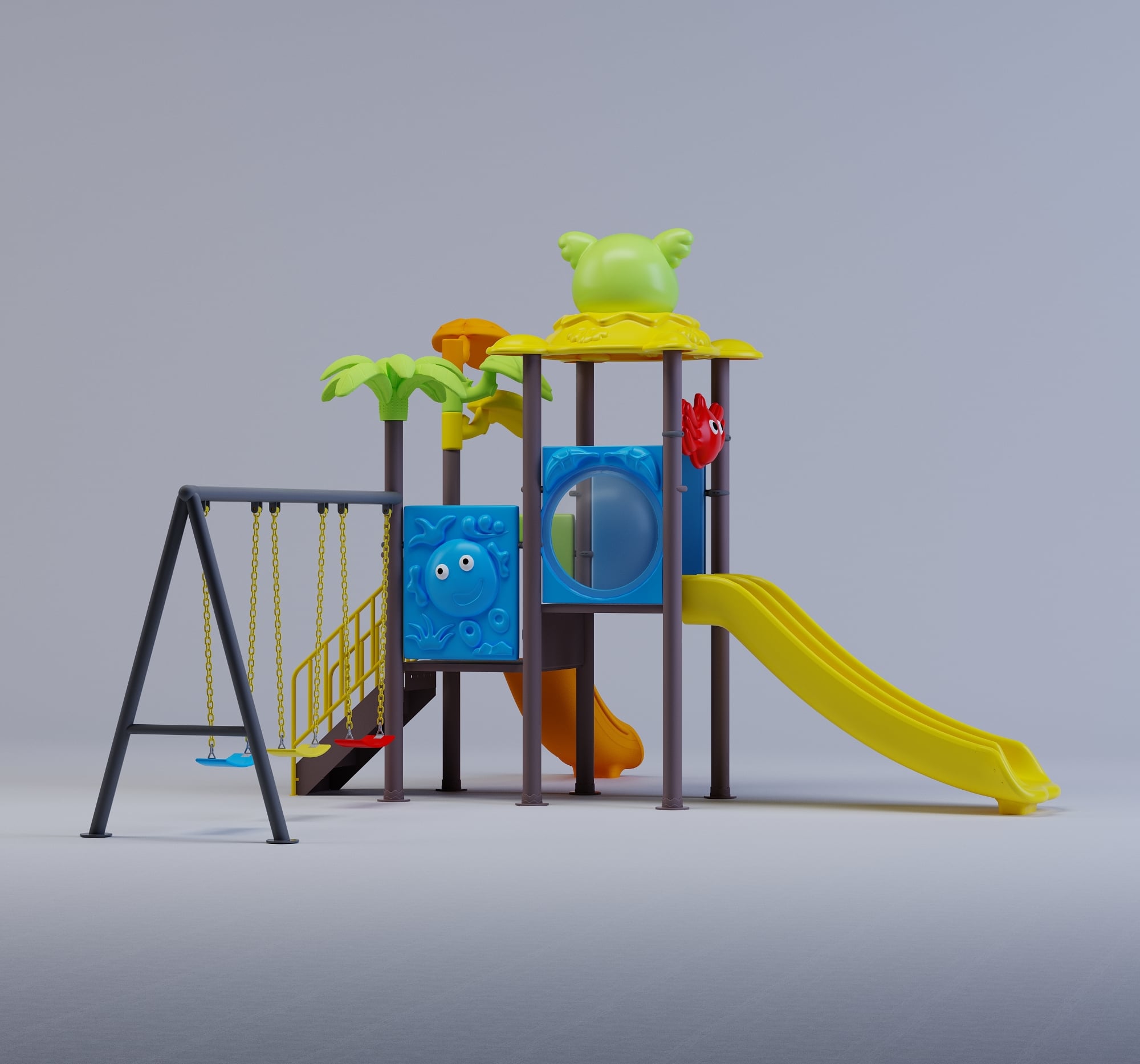 Picture of Playtime Toys Exclusive Outdoor Jungle House-Playground-001 (S2T1SW3)