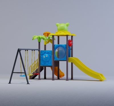 Picture of Playtime Toys Exclusive Outdoor Jungle House-Playground-001 (S2T1SW3)