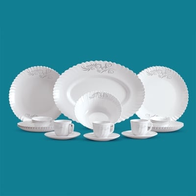 Buy 32Pcs Dinner Set-Opal flora Online at Best Price	