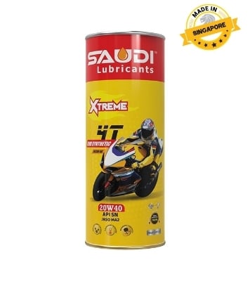 Buy Saudi Extreme 4T 20W40 API SN JASO MA2 TIN 1 LTR Online