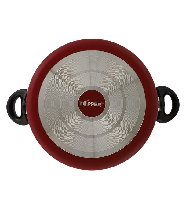 Picture of Topper Nonstick Glamour Casserole with Lid Red 24 cm