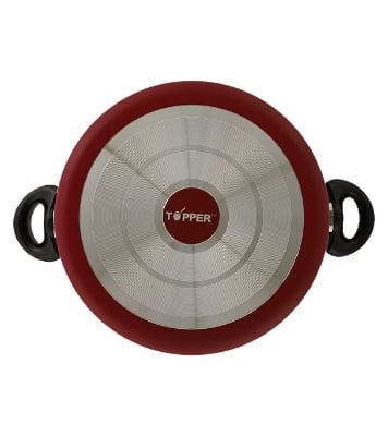 Picture of Topper Nonstick Glamour Casserole with Lid Red 24 cm