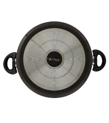 Picture of Topper Nonstick Glamour Casserole With Lid (Black) 28 cm 