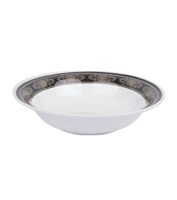 Picture of 13" Rice Bowl-Black gold