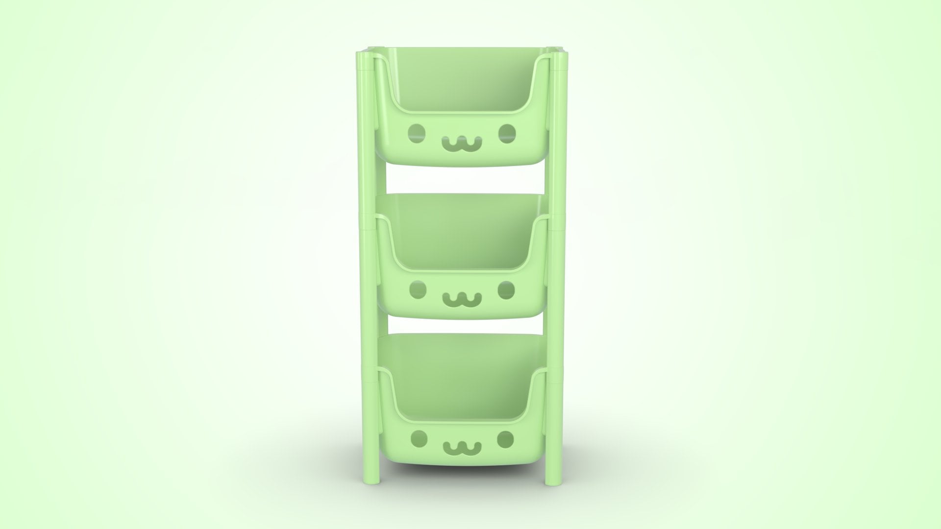 Picture of Kids Rack 3 Step Green