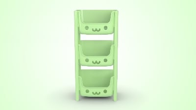 Picture of Kids Rack 3 Step Green