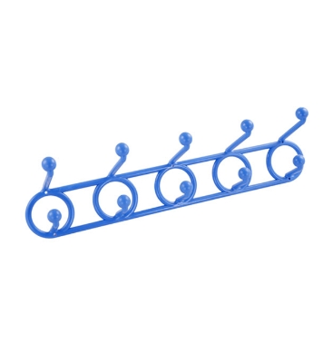 Buy Wall Hanger 10 Hooks SM Blue Online at Best Price