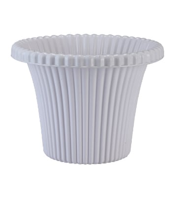 Buy Daisy Flower Tub with Tray 12" White TEL at Best Price In Bangladesh