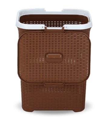 Cane Laundry Basket Medium -Assorted 