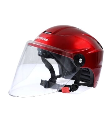 Buy Safemet Open-Face Helmet With Visor Online at Best Price