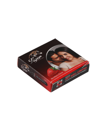 Buy Tiger Condom Plain Strawberry Flavor (36 Pcs) Online