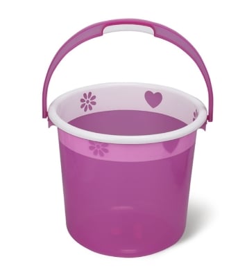 Buy Two Color Flower Bucket 20L Assorted (Random Color) Online