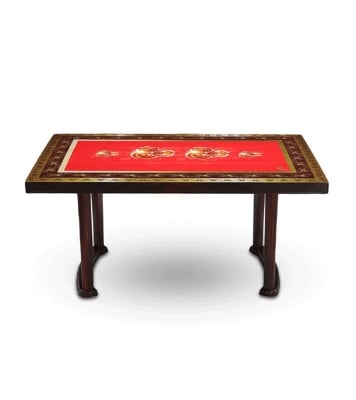 Deco Classic Table 6 Seat P/L Print Rock-3 SW