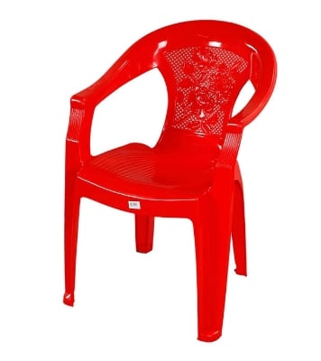 Picture of Chair Relax Arm Net Flower Red