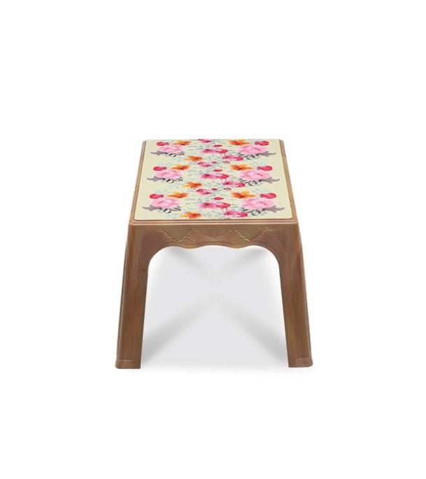 Picture of Center Table Printed Garden Sandal Wood