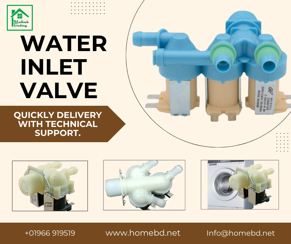washing machine water inlet valve, water inlet valve, Solenoid Valve three-way 220V AC