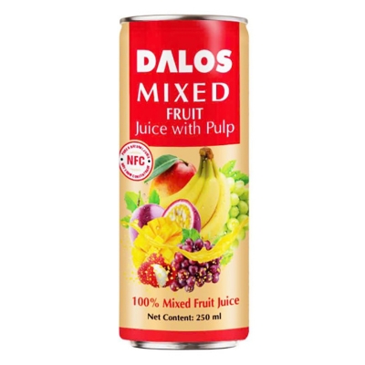 Picture of Dalos mixed fruit Juice with Pulp 250 ml