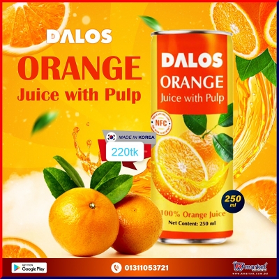 Picture of Dalos Orange Juice with Pulp 250 ml