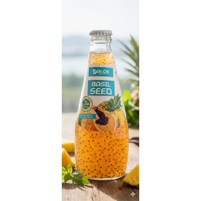 Picture of Pineapple Pineapple  Juice with basil Seed 290 ml
