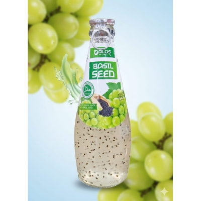 Picture of Green Grape Juice with basil Seed 290 ml
