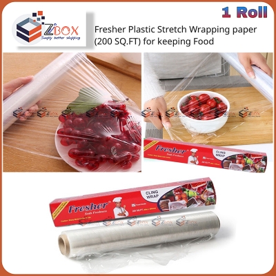 Picture of Fresher Plastic Stretch Wrap Wrapping Paper 200 sqf