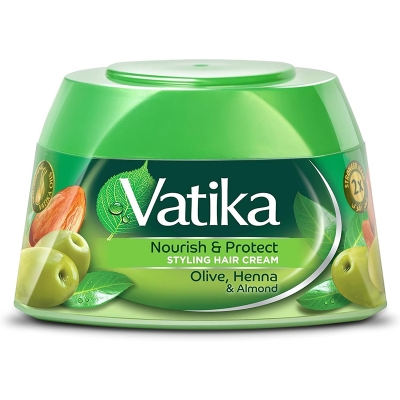 Picture of Vatika Styling Hair Cream with Olive & Henna 140ml