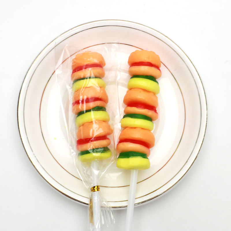Picture of BUNGER GUMMY CANDY LOLLIPOP 24 pcs box