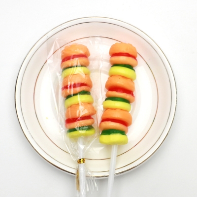 Picture of BUNGER GUMMY CANDY LOLLIPOP 24 pcs box