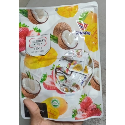Picture of CELEBEST 3 IN 1 MIX SOFT CANDY 180g