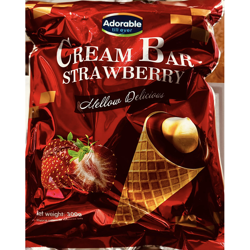 Picture of Adorable Cream Bar Strawberry Net Weight 300g