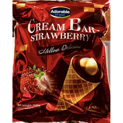 Picture of Adorable Cream Bar Strawberry Net Weight 300g