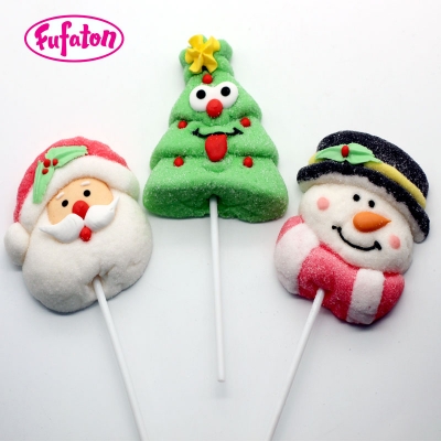 Picture of royal pai marshmallow lollipop 24 pcs