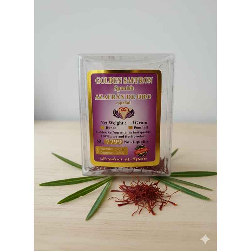 Picture of Spanidh Golden Saffron 100% Pure & Fresh Product 1 Gram