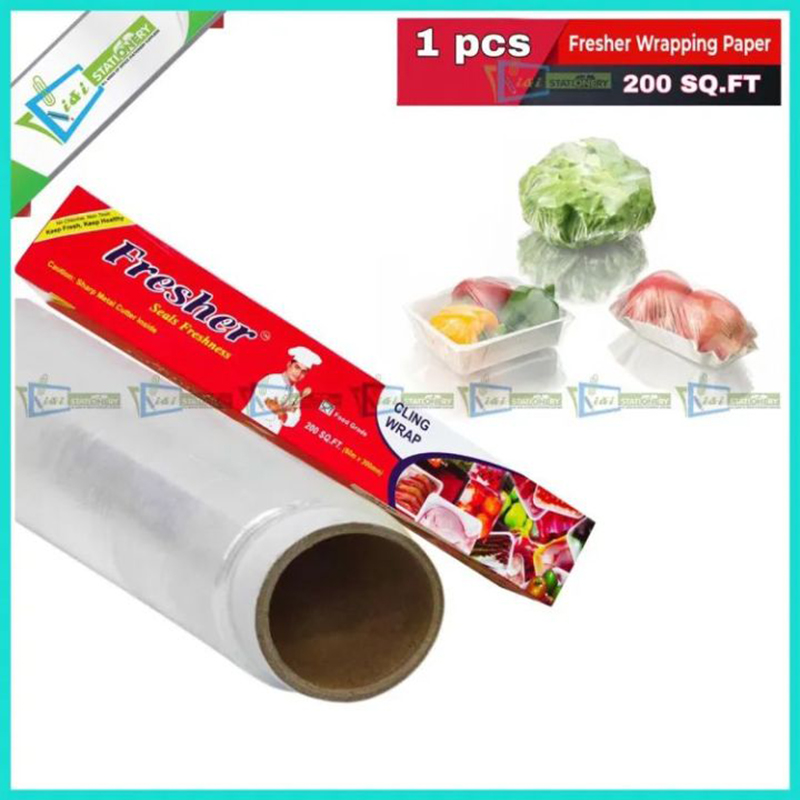 Picture of Fresher Plastic Stretch Wrap Wrapping Paper 200 sqf