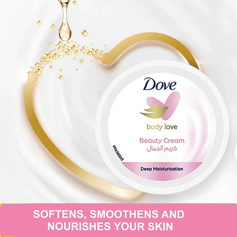 Picture of Dove Body Love Beauty Cream Deep Moisturisation 250ML