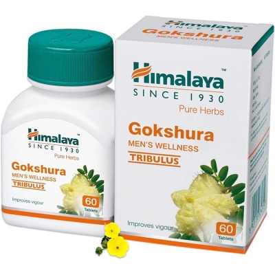 Picture of Tribulus (Gokshura), Enhances Vigor & Vitality in Men, Herbal Veggie 60 tab