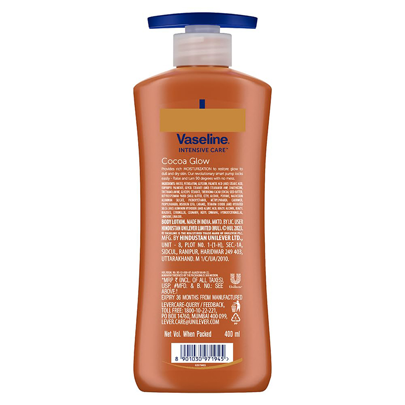 Picture of Vaseline Intensive Care Cocoa Glow Body Lotion 400 ml