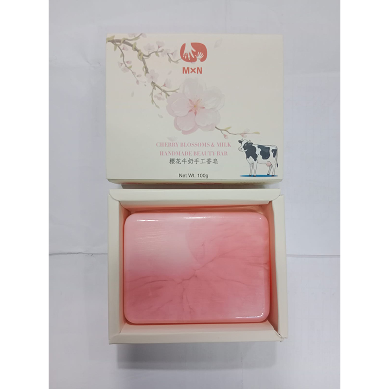 Picture of CHERRY BLOSSOMS & MILK HANDMADE BEAUTY BAR 100g
