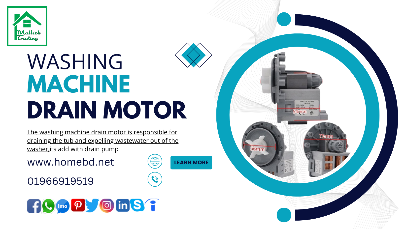 Picture of Washing Machine Drain Pump. Drain Motor. .Water Drain Pump & Motor  for washing machine. washing machine drain motor 