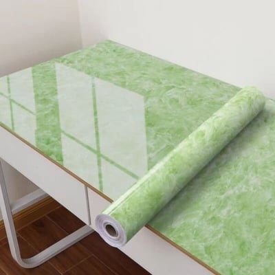 Picture of Emerald green Waterproof Marble Wallpaper Self Adhesive PVC Vinyl Sticker Roll 5M