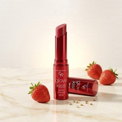 Picture of Golden Rose Glow Kiss Tinted Lip Balm Strawberry