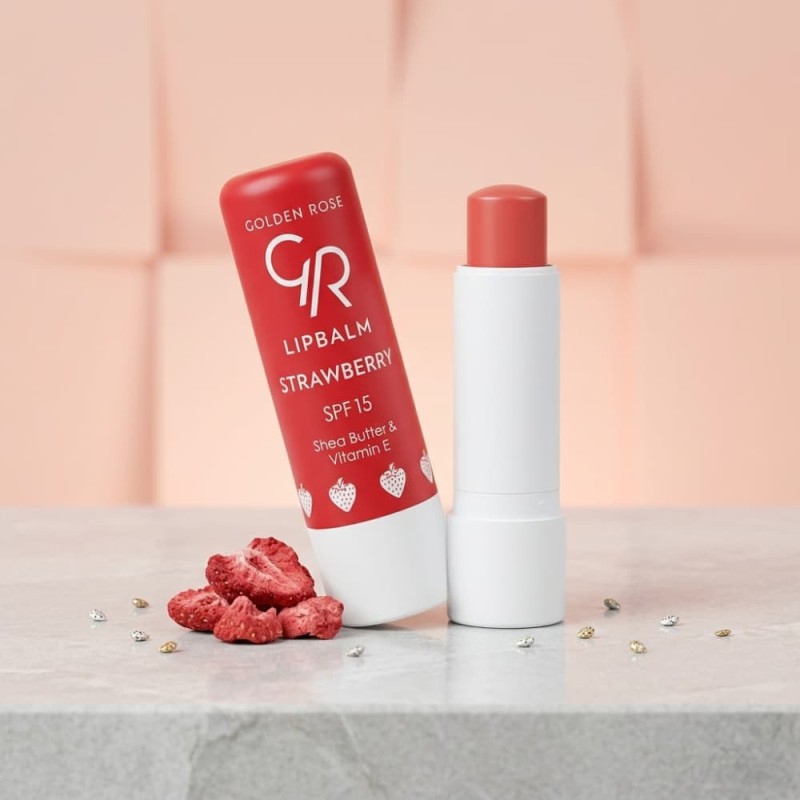 Picture of Golden Rose Lip Balm- Strawberry