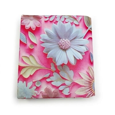 Picture of Waterproof Floral Rexine Bed Mat 6x7 Ft 02
